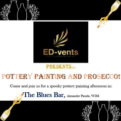 Pottery Painting + Prosecco
