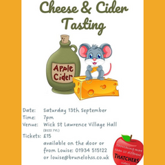 Cheese & Cider Tasting