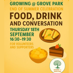 End Of Summer Celebration: Growing @ Grove Park