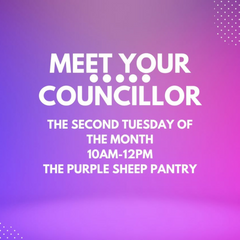 Councillor Drop In @ Purple Sheep