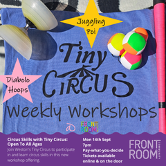 Circus Skills with Tiny Circus - Open To All Ages